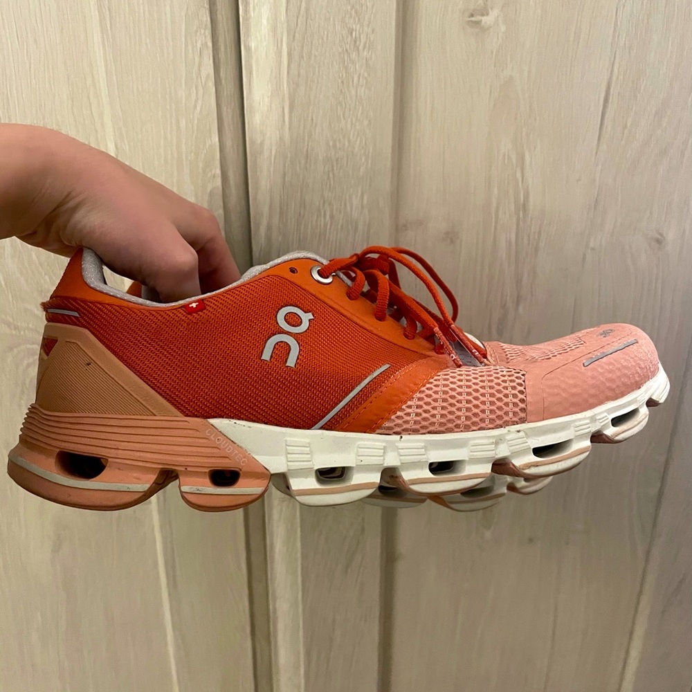 ON running shoes w/ reflective logo